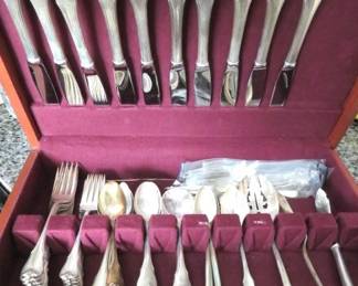 Vintage Wallace "Grand Colonial" Sterling Silver Flatware Set