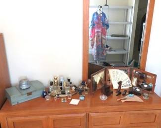 "Impressions" Queen Headboard, Dresser with Mirror, Chest of Drawers & Matching Nightstand by Thomasville