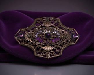 Antique filigree piece