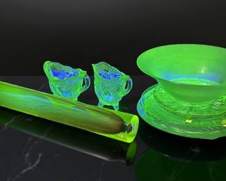 Uranium glass