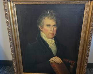 Artist John Grout painting circa 1833-1834