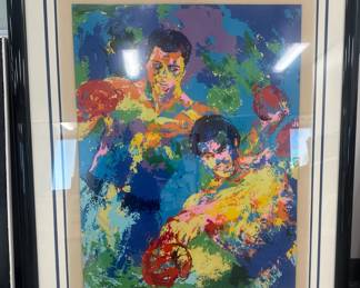 LeRoy Neiman "Ali-Foreman Zaire" AP