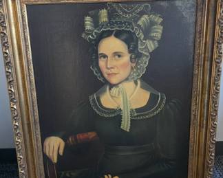 Artist John Grout painting circa 1833-1834