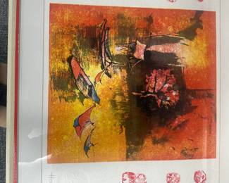 Hoi Lebadang "Red Boats on Orange"