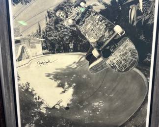 Hobrecht "Tony Hawk Signed Painting"