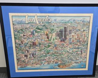 Rare Vintage LA Poster