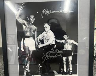 Signed Jake LaMotta