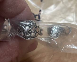 john hardy sterling french clip earrings   mint -  $79