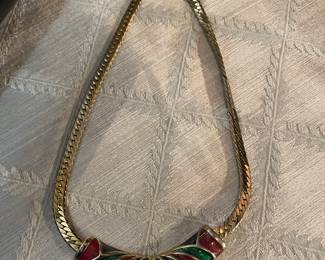 costume retro necklace $15