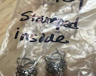 john hardy sterling french clip pierced earrings  $79