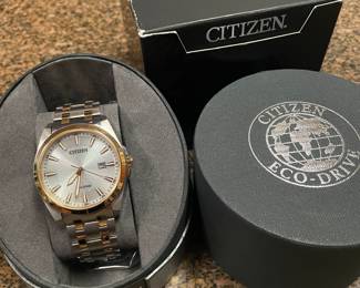 CITIZEN ECO DRIVE WATCH W/ BOX  $125