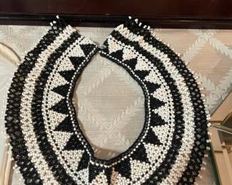  vintage beaded collar   have 2 different ones-   not priced yet 
