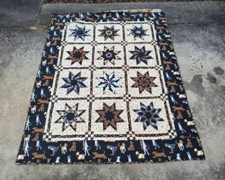 Handmade quilt wall hanging