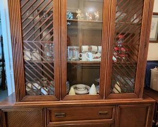 Bassett furniture Co MCM china cabinet