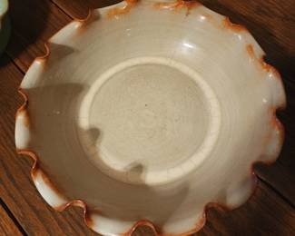 Laura Potts "red eye gravy" fluted plate