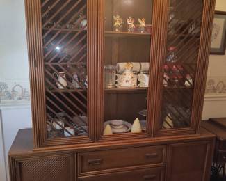 Bassett MCM china cabinet