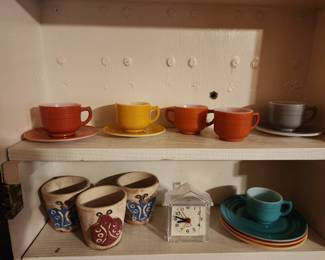 Miniature retro tea cups