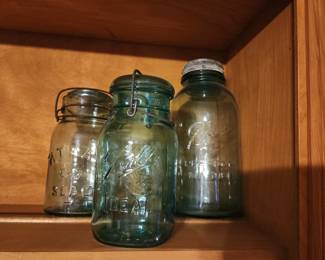 Blue Ball jars