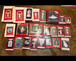 Hallmark vintage ornaments. They are all new in original boxes and plastic.