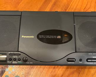Panasonic portable CD tuner system