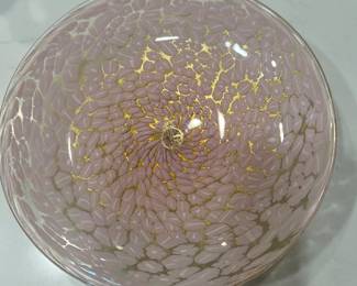 Gorgeous 24 karat gold Murano glass Bowl