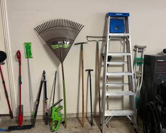 Lots of tools, ladders and more!