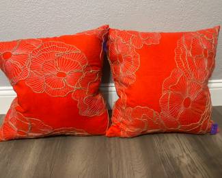 Brand new orange and tan Pillows