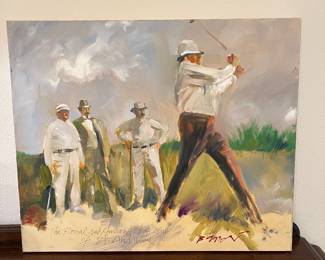 Golf Painting