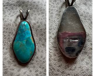 Barse turquoise pendant