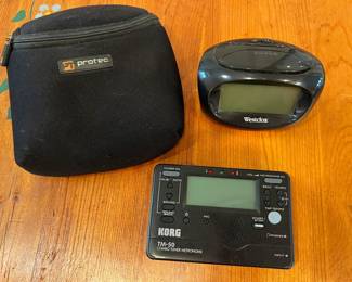 Small electronics, including a metronome