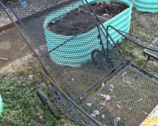 Blue planters in background ..not for sale 