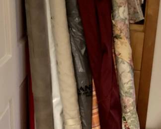 Upholsterey fabric bolts