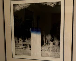 "Landscape with Blue Sky" by Norman Ackroid (British). Very nice original conseptual piece