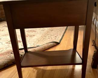 Finished back of bedside table