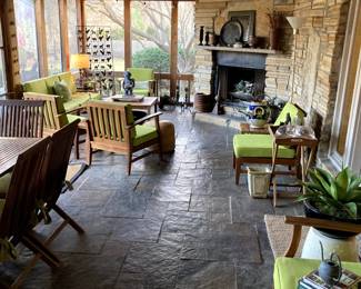 Teak porch furniture