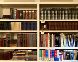 Huge collection of antique books and art books