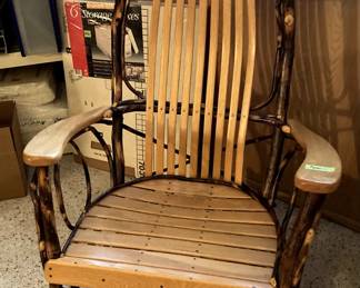 Lovely hand-made wood glider