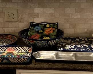 Tons of Mexican made pottery