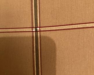 detail of fabric on chair