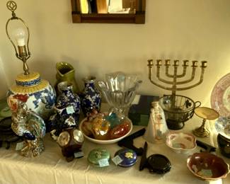 ...more decorative pieces