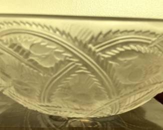 Stunning Lalique centerpiece bowl