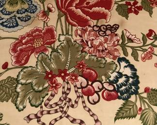 detail floral upholstery