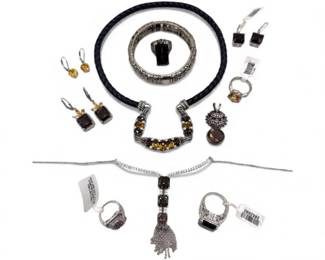 62 JudithRipkaNecklaceBellaLuceDiamondRingMoreSterling