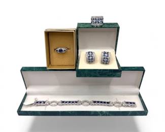 54 SuzanneSomersBraceletRingEarringsExtraSterlingRing