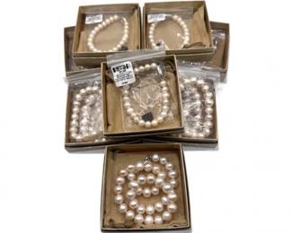 30 FreshwaterPearlNecklace11StretchBraceletsNewinBoxes