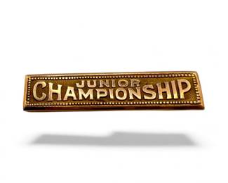 50 Vintage10kGoldJuniorChampionshipPin535g