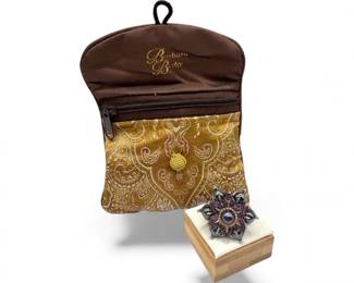 13 BarbaraBixbySterling18KRoseGoldMultiGemstoneFlowerRing