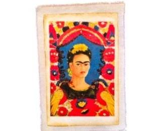 81 HandmadeFolkArtPortraitofFridaKahloonAmatePaper