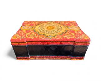 142 LargeCastilianImportsDecorativeTrinketBox
