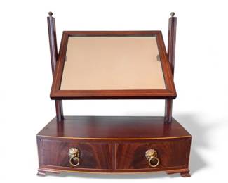 31 VintageTiltingVanityMirrorwDrawerBase